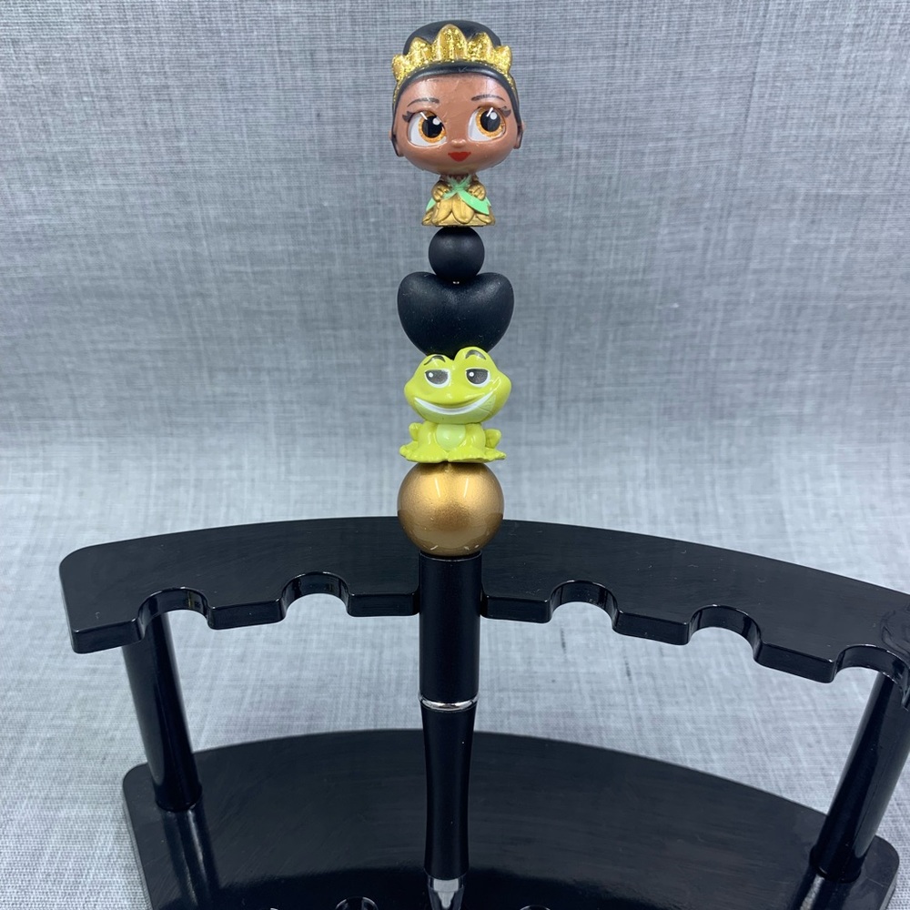 Princess tiana beaded pen